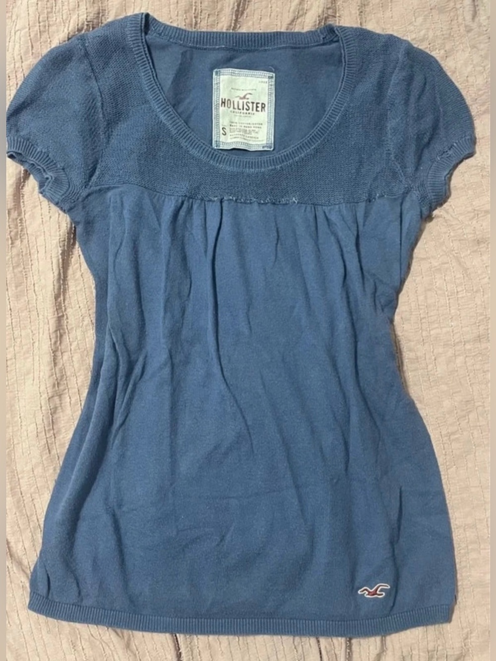 Y2K Hollister Blue Top